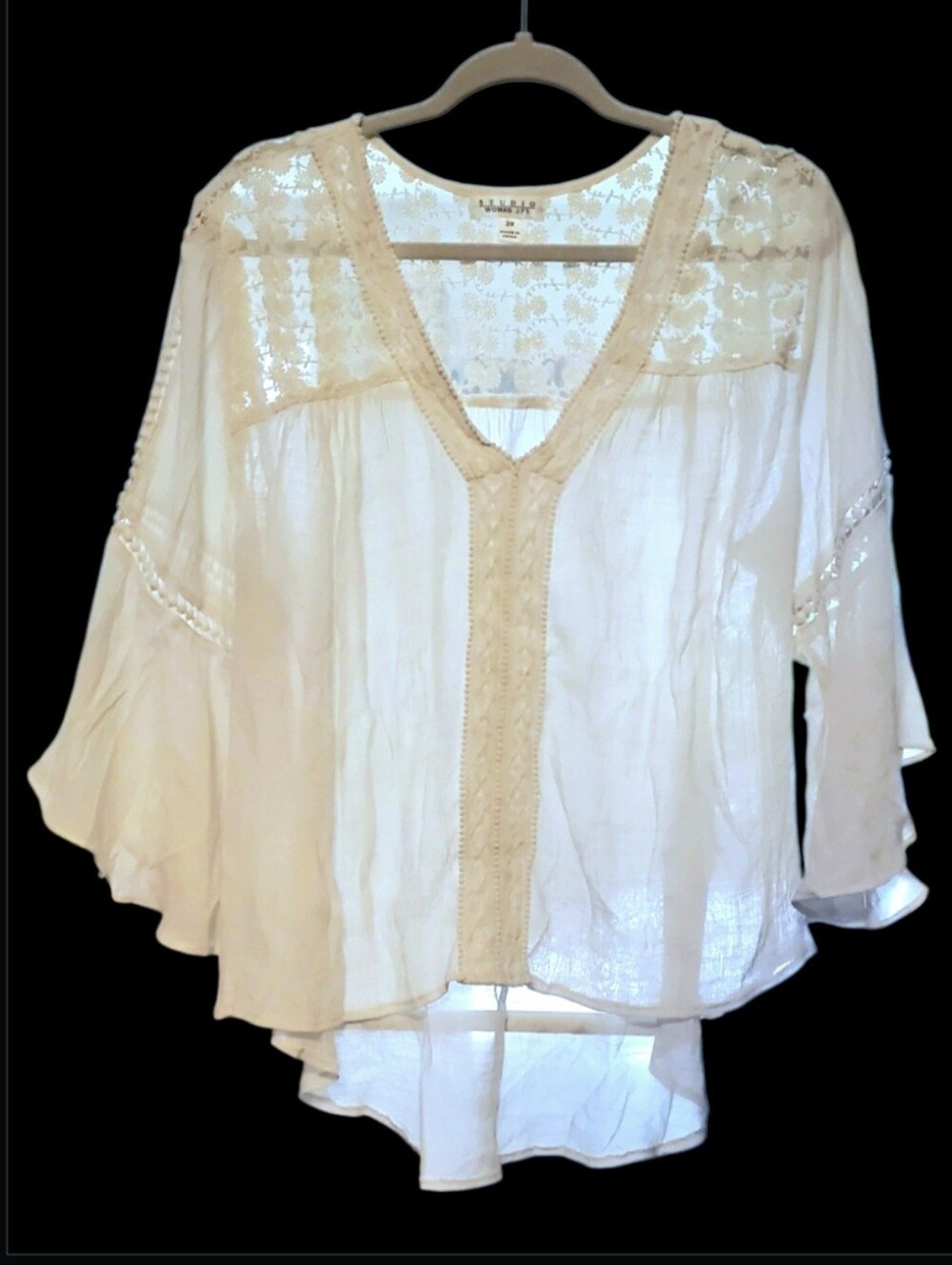 Studio JPR Woman Peasant Top